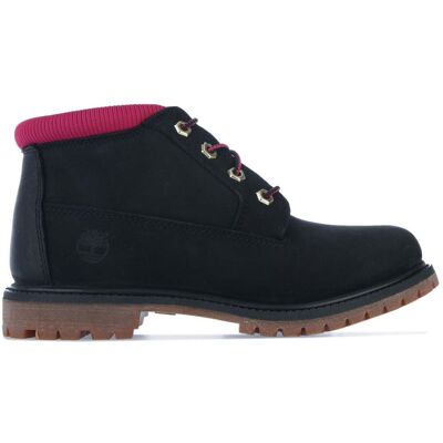 Timberland Womens Nellie Chukka Double Wp Boots In Black Leather - Size Uk 4 Timberland Womens Nellie Chukka Double Wp Boots In Black Leather - Size Uk 4