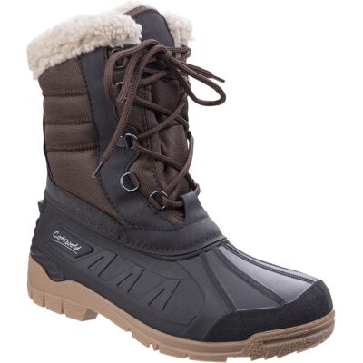 Cotswold Womens Coset Weather Boot - Brown Textile - Size 36 Eu/it Cotswold Womens Coset Weather Boot - Brown Textile - Size 36 Eu/it