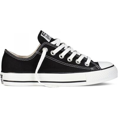 Converse All Star Unisex Chuck Taylor Low Top - Black/white Canvas - Size Uk 7 Converse All Star Unisex Chuck Taylor Low Top - Black/white Canvas - Size Uk 7