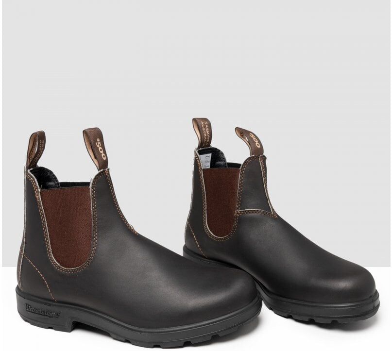 Blundstone Womens 500 Original Unisex Boot - Brown Leather - Size Uk 4