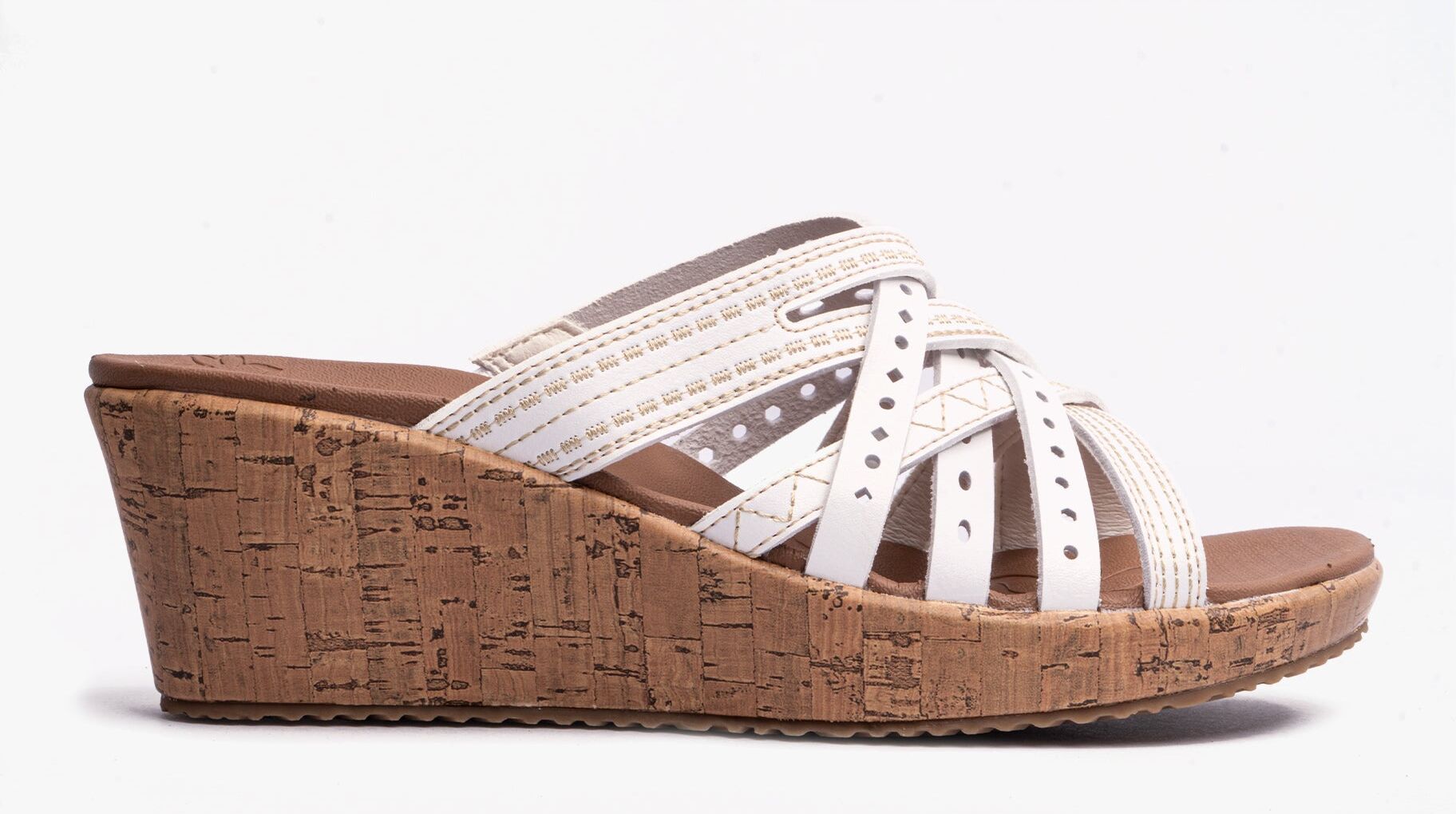 Skechers 119578/wht Beverlee - Hot Spring Womens Sandals White - Size Uk 8