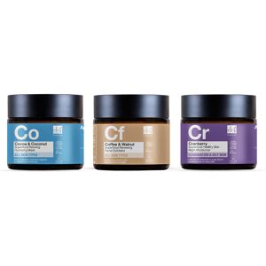 Dr Botanicals Unisex Coffee Exfoliator + Night Cream + Coconut Hydrating Mask 60ml - Brown - One Size Dr Botanicals Unisex Coffee Exfoliator + Night Cream + Coconut Hydrating Mask 60ml - Brown - One Size