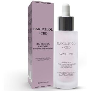 London Botanical Laboratories Unisex Bakuchiol + Cbd Facial Oil 30ml - Cream - One Size London Botanical Laboratories Unisex Bakuchiol + Cbd Facial Oil 30ml - Cream - One Size