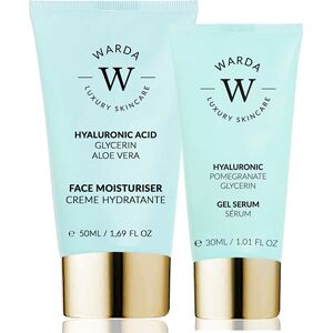 Warda Luxury Skincare Hyaluronic Acid Moisturizer & Gel Serum - Skincare Warda Luxury Skincare Hyaluronic Acid Moisturizer & Gel Serum - Skincare
