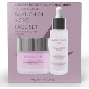 London Botanical Laboratories Womens Lbl- Cbd + Bakuchiol Face Set ( Serum + Moisturiser ) - Cream - One Size London Botanical Laboratories Womens Lbl- Cbd + Bakuchiol Face Set ( Serum + Moisturiser ) - Cream - One Size