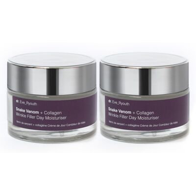 Dr. Eve_ryouth Unisex 2 X Snake Venom + Collagen Wrinkle Filler Day Moisturiser 50ml - Na - One Size Dr. Eve_ryouth Unisex 2 X Snake Venom + Collagen Wrinkle Filler Day Moisturiser 50ml - Na - One Size