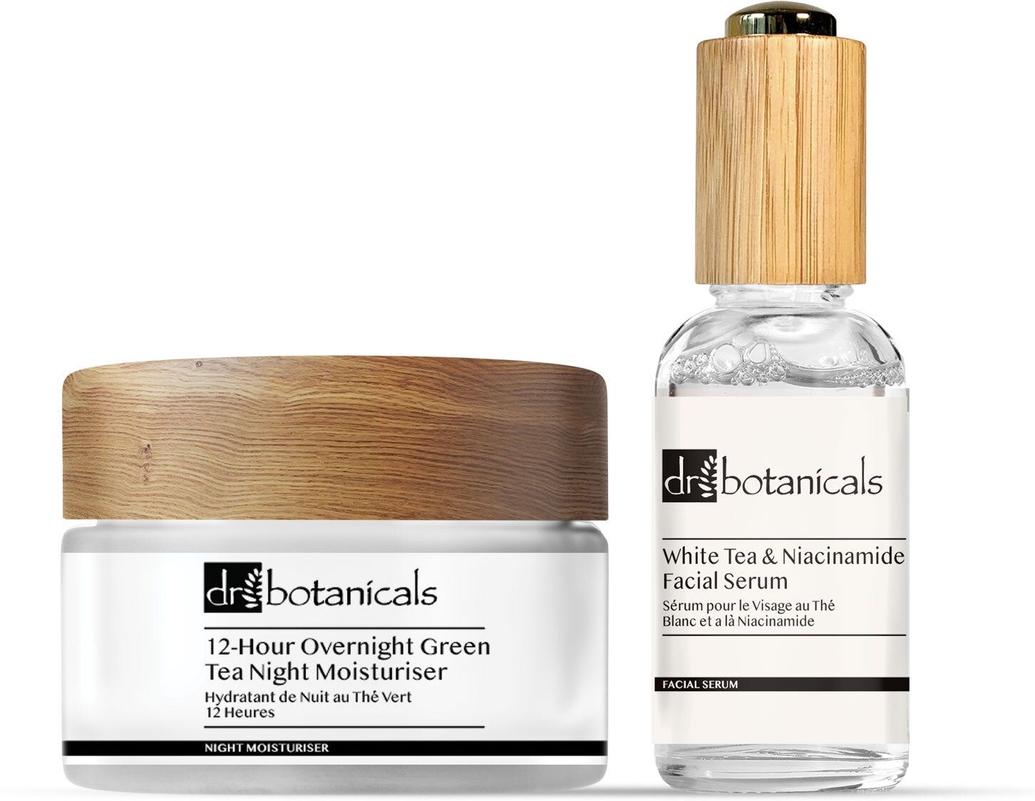 Dr. Botanicals Unisex Dr Anti-Ageing Plant-Based Moisturiser & Facial Serum Kit - One Size