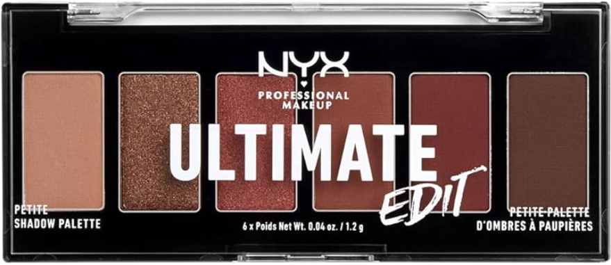 Nyx Womens Professional Makeup Ultimate Shadow Petite Palette - Warm Neutrals - One Size