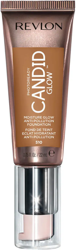 Revlon Womens Photoready Candid Moisture Glow Foundation - 510 Cappuccino - Blue Porcelain - One Size