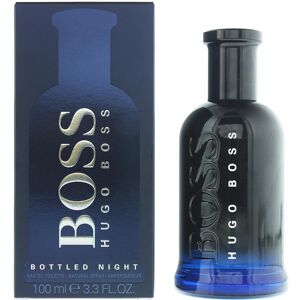 Hugo Boss Mens Bottled Night Eau De Toilette 100ml Spray For Him - Violet - One Size