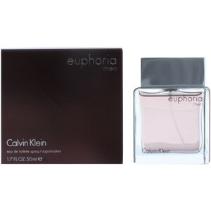 Calvin Klein Mens Euphoria Men Eau De Toilette 50ml Spray For Him - Black - One Size