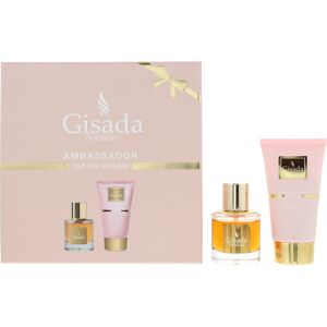 Gisada Womens Ambassador Women Eau De Parfum 50ml + Shower Gel 100ml - Orange - One Size Gisada Womens Ambassador Women Eau De Parfum 50ml + Shower Gel 100ml - Orange - One Size