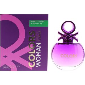 United Colors Of Benetton Womens - De Purple Eau De Toilette 80ml Spray For Her - One Size United Colors Of Benetton Womens - De Purple Eau De Toilette 80ml Spray For Her - One Size