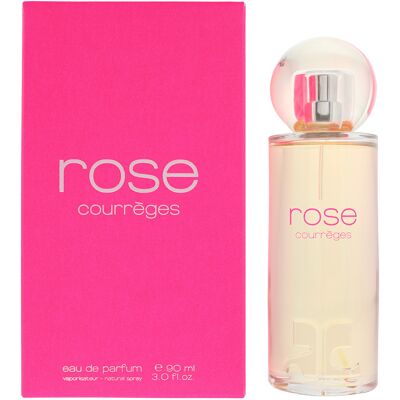 Courrèges Womens Rose Eau De Parfum 90ml - Peach - One Size Courrèges Womens Rose Eau De Parfum 90ml - Peach - One Size