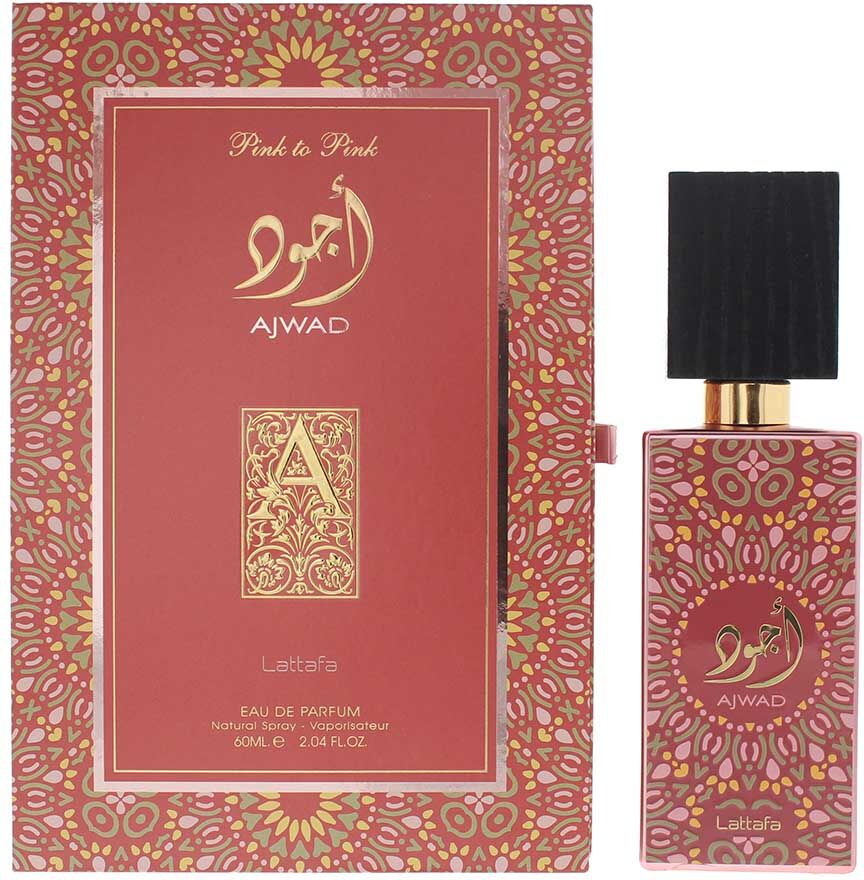 Lattafa Unisex Ajwad Pink To Eau De Parfum 60ml - One Size