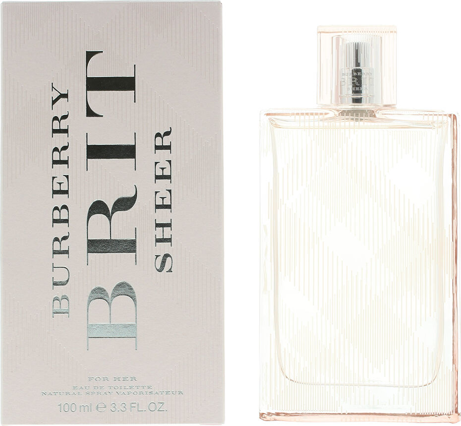 Burberry Womens Brit Sheer Eau De Toilette 100ml Spray For Her - One Size