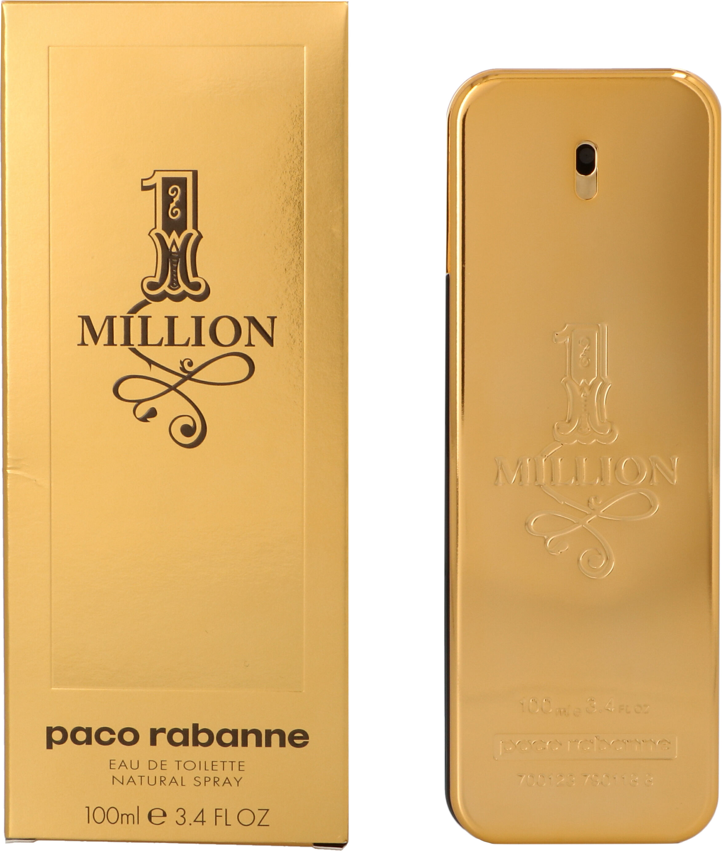 Paco Rabanne Mens 1 Million Eau De Toilette 100ml - Na - One Size