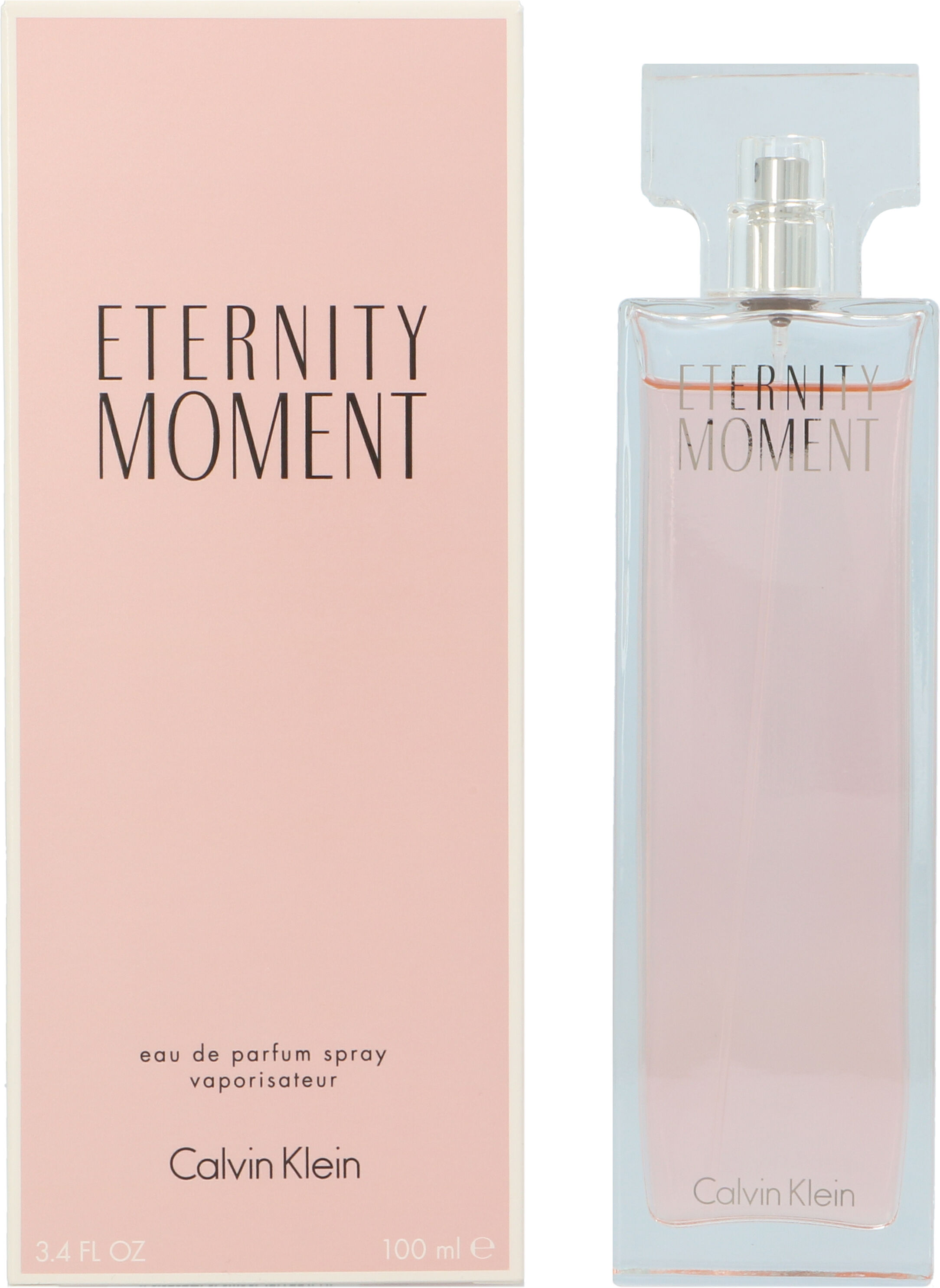 Calvin Klein Womens Eternity Moment Eau De Parfum 100ml - Pink - One Size