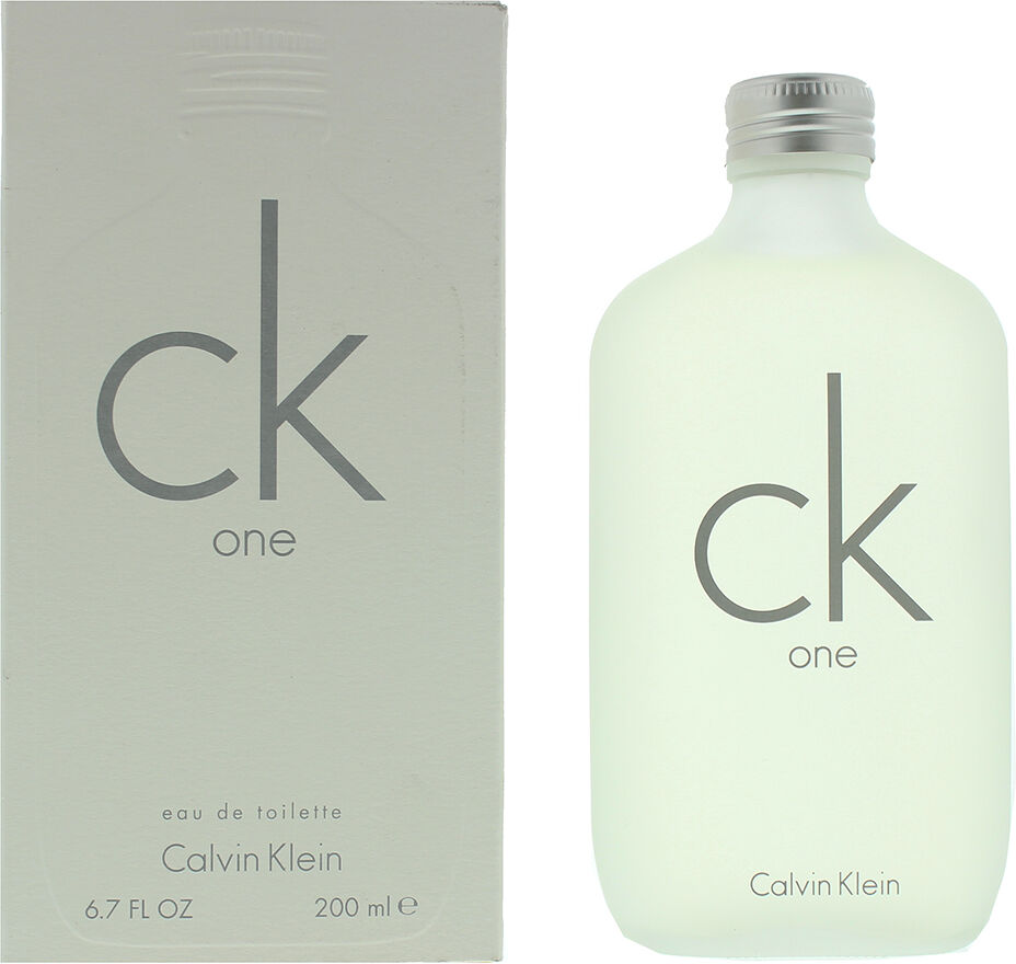 Calvin Klein Ck One Eau De Toilette 200ml Spray Unisex - Green - One Size