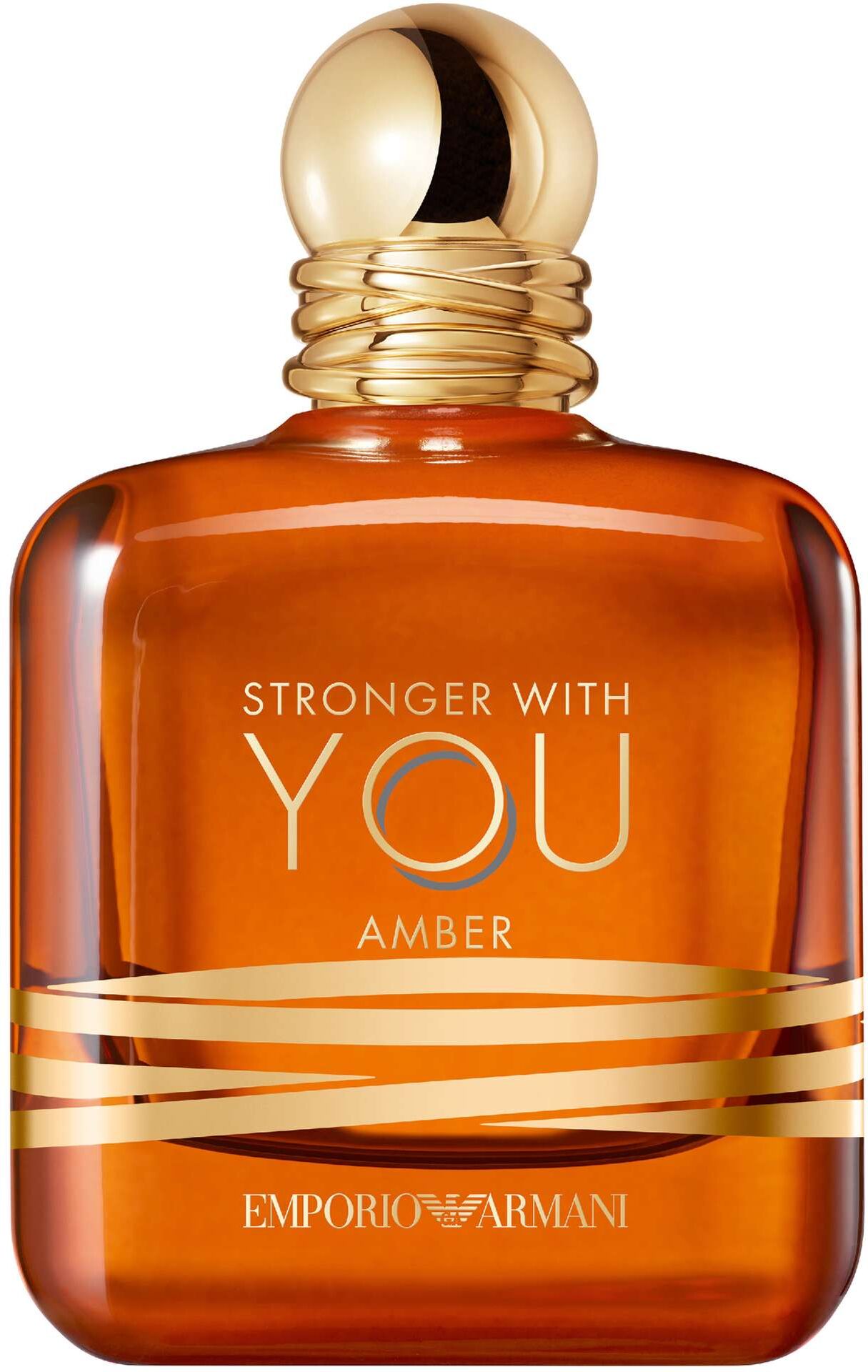 Armani Womens Stronger With You Amber Eau De Toilette Spray 100ml - Warm & Sensual Fragrance - One Size