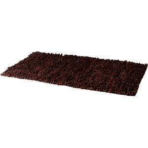 Paoletti Chenille Twist Rug - Chocolate Cotton - Size 120 Cm X 180 Cm Paoletti Chenille Twist Rug - Chocolate Cotton - Size 120 Cm X 180 Cm