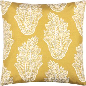 Paoletti Kalindi Paisley Outdoor Cushion Cover - Yellow - One Size Paoletti Kalindi Paisley Outdoor Cushion Cover - Yellow - One Size