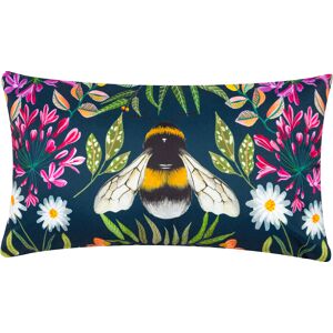 Wylder Tropics House Of Bloom Zinnia Bee Rectangular Outdoor Cushion Cover - Navy - One Size Wylder Tropics House Of Bloom Zinnia Bee Rectangular Outdoor Cushion Cover - Navy - One Size