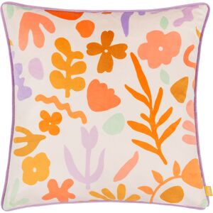 Furn. Amelie Doodles Floral Velvet Cushion Cover - Multicolour - Size 43 Cm X 43 Cm Furn. Amelie Doodles Floral Velvet Cushion Cover - Multicolour - Size 43 Cm X 43 Cm