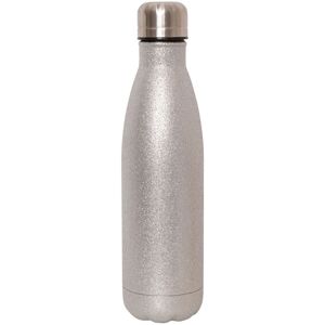 Dare 2b Unisex Glitter Metal Water Bottle (Silver) Stainless Steel - One Size Dare 2b Unisex Glitter Metal Water Bottle (Silver) Stainless Steel - One Size