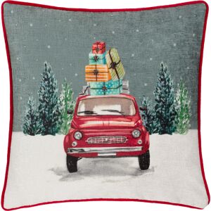 Evans Lichfield Car Scene Printed Cushion Cover - Multicolour - Size 43 Cm X 43 Cm Evans Lichfield Car Scene Printed Cushion Cover - Multicolour - Size 43 Cm X 43 Cm