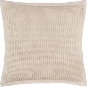 Yard Canopy Waffle Cushion Cover - Natural Cotton - Size 65 Cm X 65 Cm Yard Canopy Waffle Cushion Cover - Natural Cotton - Size 65 Cm X 65 Cm