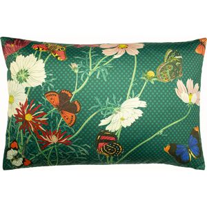 Paoletti Wild Fauna Botanical Cushion Cover - Green - One Size Paoletti Wild Fauna Botanical Cushion Cover - Green - One Size