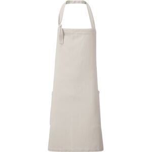 Premier Regenerate Sustainable Bibbed Apron (Natural) - One Size Premier Regenerate Sustainable Bibbed Apron (Natural) - One Size