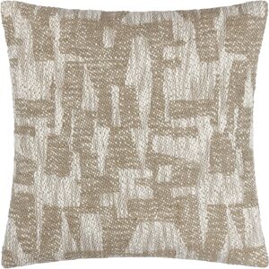 Hoem Ola Jacquard Cushion Cover - Taupe Cotton - Size 45 Cm X 45 Cm Hoem Ola Jacquard Cushion Cover - Taupe Cotton - Size 45 Cm X 45 Cm