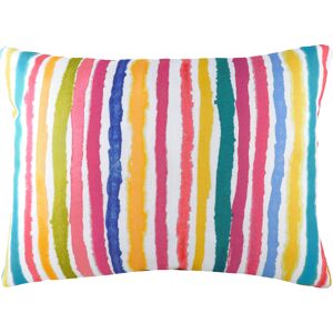 Evans Lichfield Aqua Stripe Cushion - Multicolour - One Size Evans Lichfield Aqua Stripe Cushion - Multicolour - One Size