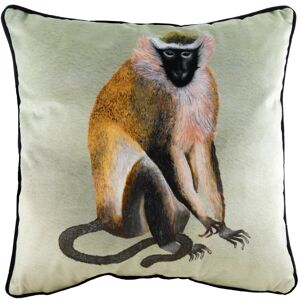 Evans Lichfield Kibale Monkey Cushion - Multicolour - Size 43 Cm X 43 Cm Evans Lichfield Kibale Monkey Cushion - Multicolour - Size 43 Cm X 43 Cm