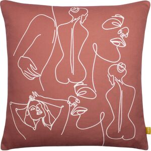Furn. Body Art 100% Recycled Cushion Cover - Red Recycled Material - Size 43 Cm X 43 Cm Furn. Body Art 100% Recycled Cushion Cover - Red Recycled Material - Size 43 Cm X 43 Cm