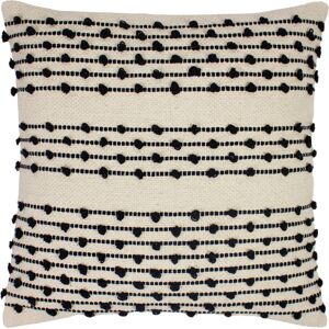 Furn. Mossa Horizontal Loop Knotted Scandi Cushion Cover - Natural Cotton - One Size Furn. Mossa Horizontal Loop Knotted Scandi Cushion Cover - Natural Cotton - One Size