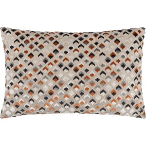 Paoletti Lexington Velvet Jacquard Cushion Cover - Ginger - Size 40 Cm X 60 Cm Paoletti Lexington Velvet Jacquard Cushion Cover - Ginger - Size 40 Cm X 60 Cm