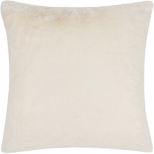 Paoletti Stanza Faux Fur Cushion Cover - Ecru - Size 55 Cm X 55 Cm Paoletti Stanza Faux Fur Cushion Cover - Ecru - Size 55 Cm X 55 Cm