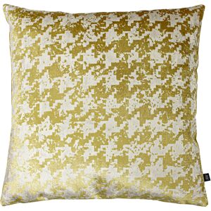 Ashley Wilde Nevado Velvet Jacquard Cushion Cover - Gold Viscose - One Size Ashley Wilde Nevado Velvet Jacquard Cushion Cover - Gold Viscose - One Size