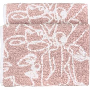 Furn. Everybody Abstract Jacquard Hand Towel - Blush Cotton - One Size Furn. Everybody Abstract Jacquard Hand Towel - Blush Cotton - One Size