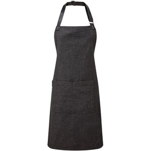Premier Adults Unisex Annex Bib Apron (Black) Cotton - One Size Premier Adults Unisex Annex Bib Apron (Black) Cotton - One Size