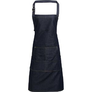 Premier Jeans Stitch Bib Apron (Indigo Denim) - Indigo Blue - One Size Premier Jeans Stitch Bib Apron (Indigo Denim) - Indigo Blue - One Size