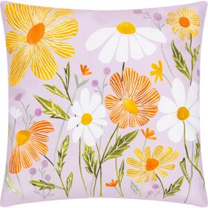 Wylder Wildflowers Country Outdoor Cushion Cover - Lilac - Size 43 Cm X 43 Cm Wylder Wildflowers Country Outdoor Cushion Cover - Lilac - Size 43 Cm X 43 Cm
