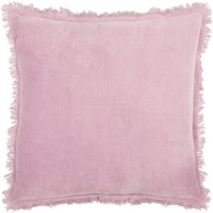 Furn. Gracie Velvet Fringed Cushion - Lilac - 45x45 Cm - Cushion Furn. Gracie Velvet Fringed Cushion - Lilac - 45x45 Cm - Cushion