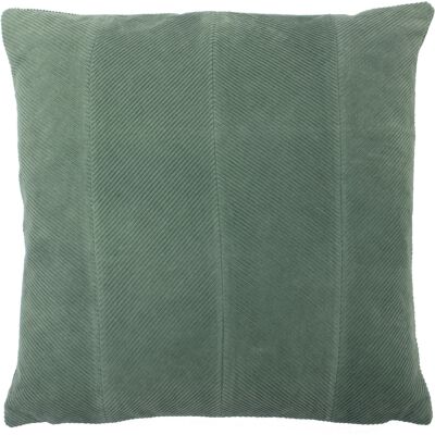 Furn. Jagger Ribbed Corduroy Cushion Cover - Green Cotton - One Size Furn. Jagger Ribbed Corduroy Cushion Cover - Green Cotton - One Size