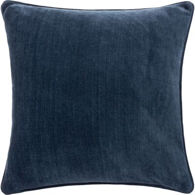 Yard Heavy Chenille Reversible Cushion Cover - Navy - Size 50 Cm X 50 Cm Yard Heavy Chenille Reversible Cushion Cover - Navy - Size 50 Cm X 50 Cm