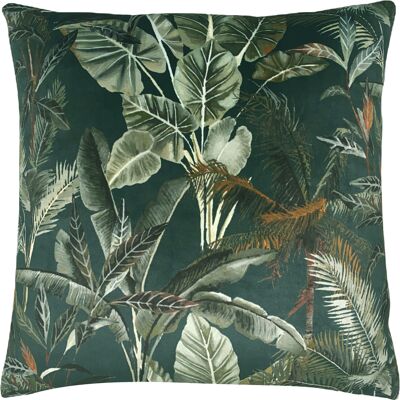 Evans Lichfield Kibale Leaves Tropical Printed Cushion Cover - Multicolour - One Size Evans Lichfield Kibale Leaves Tropical Printed Cushion Cover - Multicolour - One Size