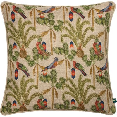 Wylder Tropics Akamba Palm Trees Tropical Cushion Cover - Multicolour - Size 43 Cm X 43 Cm Wylder Tropics Akamba Palm Trees Tropical Cushion Cover - Multicolour - Size 43 Cm X 43 Cm